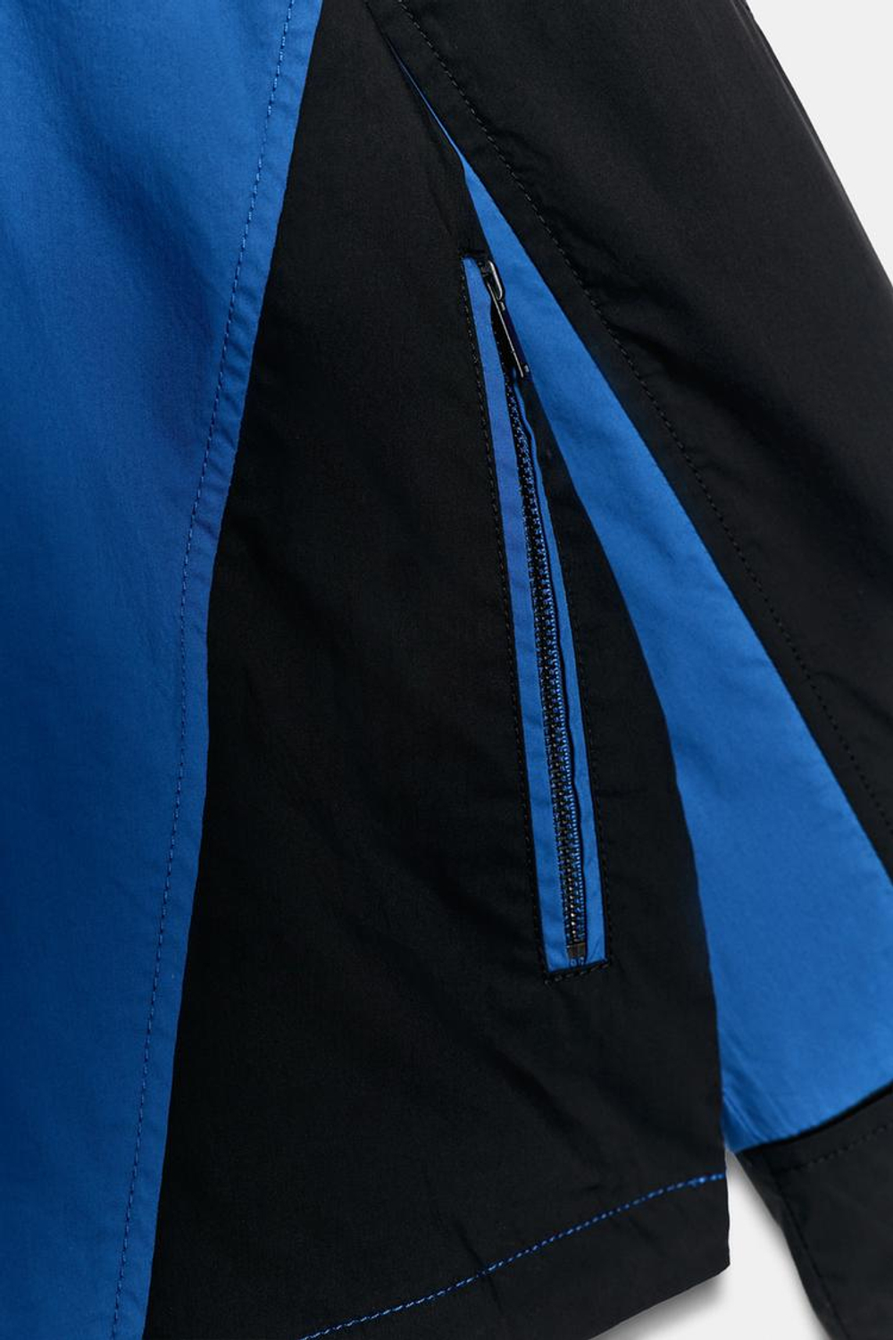 ZARA КОМБИНИРОВАННАЯ ТЕХНИЧЕСКАЯ КУРТКА — ZW COLLECTION, СИНИЙ