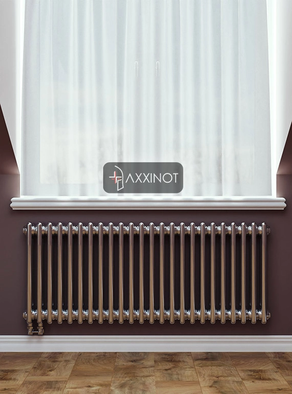 Axxinot Sentir Chrome 2050 - двухтрубный трубчатый радиатор высотой 500 мм, нижнее подключение