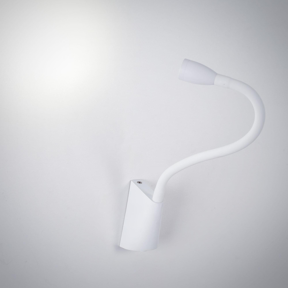 Citilux Декарт CL704340 LED Бра гибкое с выключателем Белое