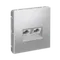 Розетка компьютерная RJ45 + RJ45, кат. Systeme Electric ArtGallery Алюминий GAL000388
