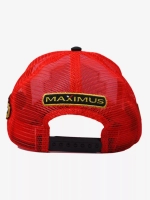 Кепка Maximus Mesh с сеткой,белый/красный (MCM)