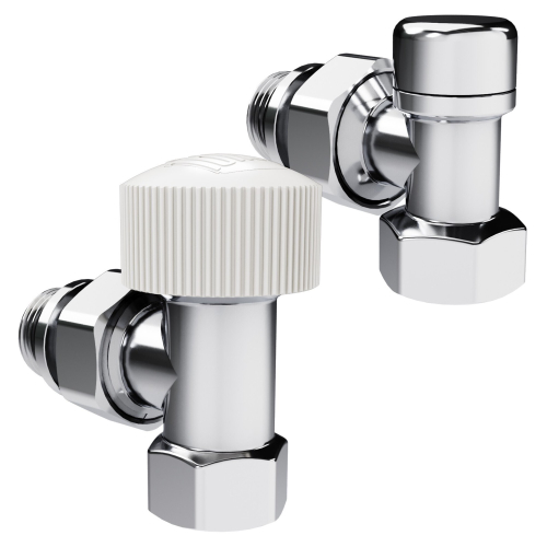 Набор термостатический угловой Royal Thermo Design 1/2quot;М30х1,5 (Хром)