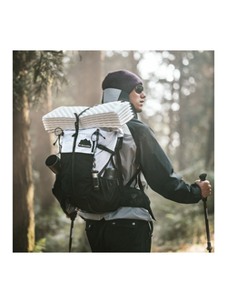 Рюкзак туристический Naturehike Helium Series 30+5 л, серо-белый