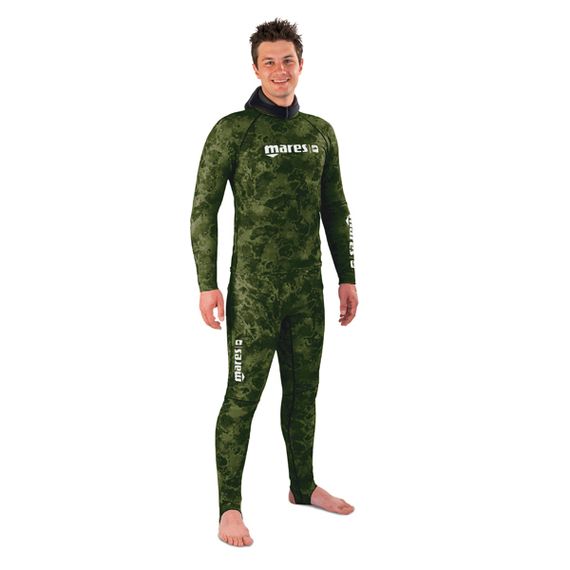 Штаны лайкра Mares Rash Guard зеленый камуфляж