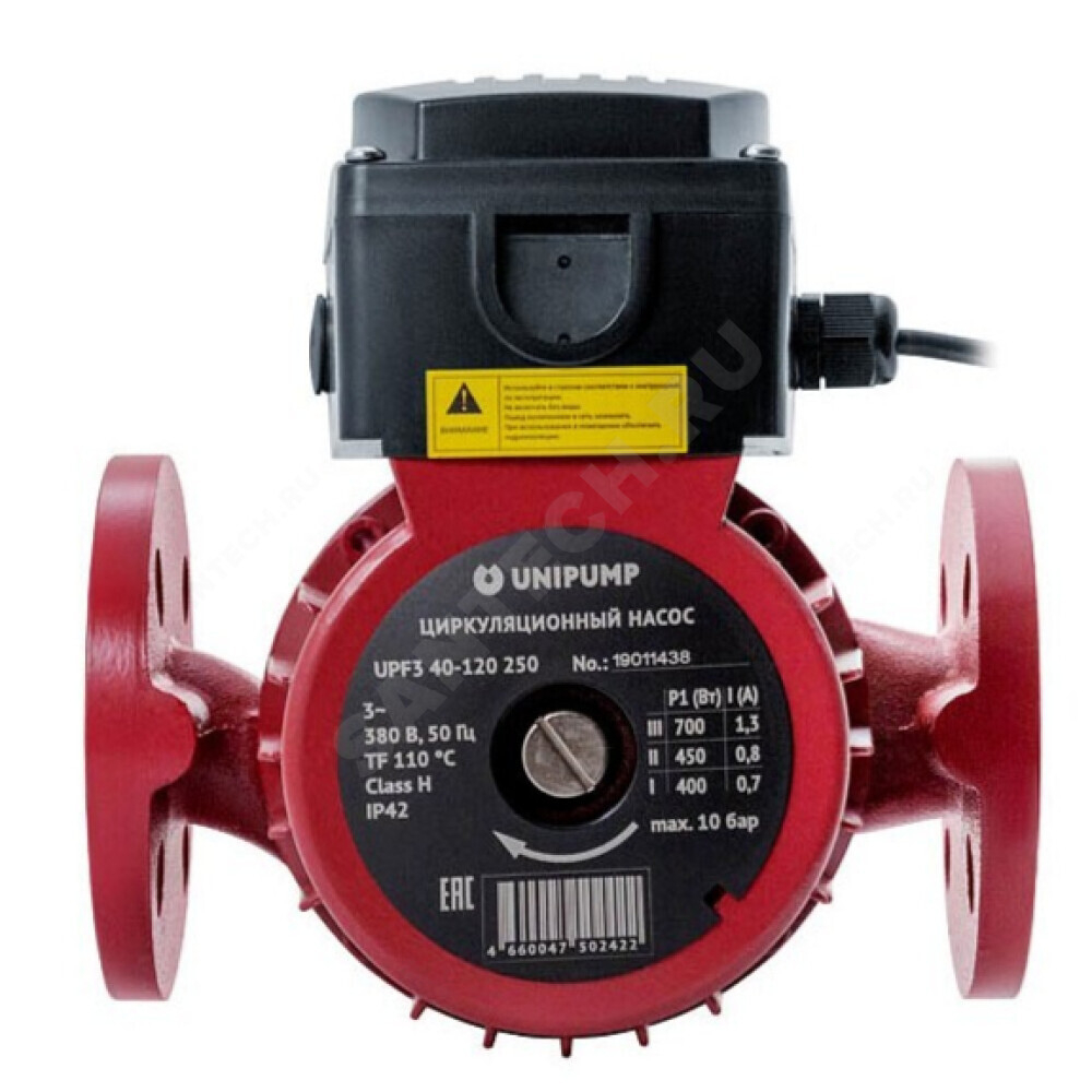 Насос циркуляционный с мокрым ротором UPF3 50-200 280 PN10 3х400В/50 Гц Unipump 57427