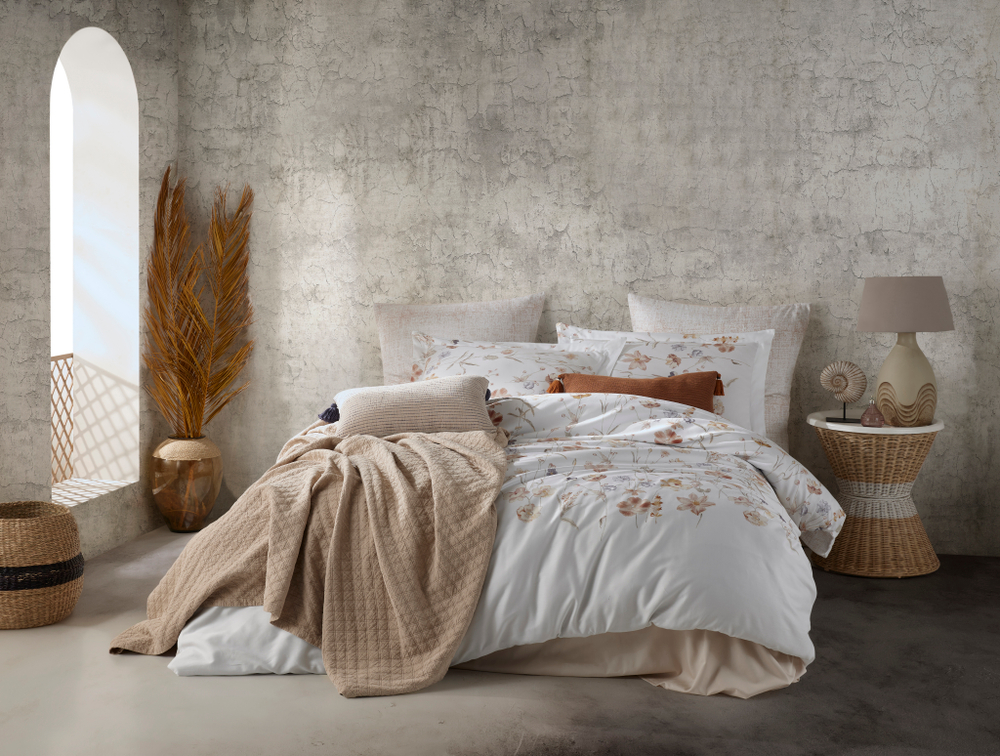 Prima Casa КПБ 6 пр. Rosabella White пододеяльник 200*220, простынь 240*260, наволочки 50*70 2шт, декоративные наволочки 50*70 2шт