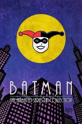 Металлический пин «Batman The Animated Series Harley Quinn»