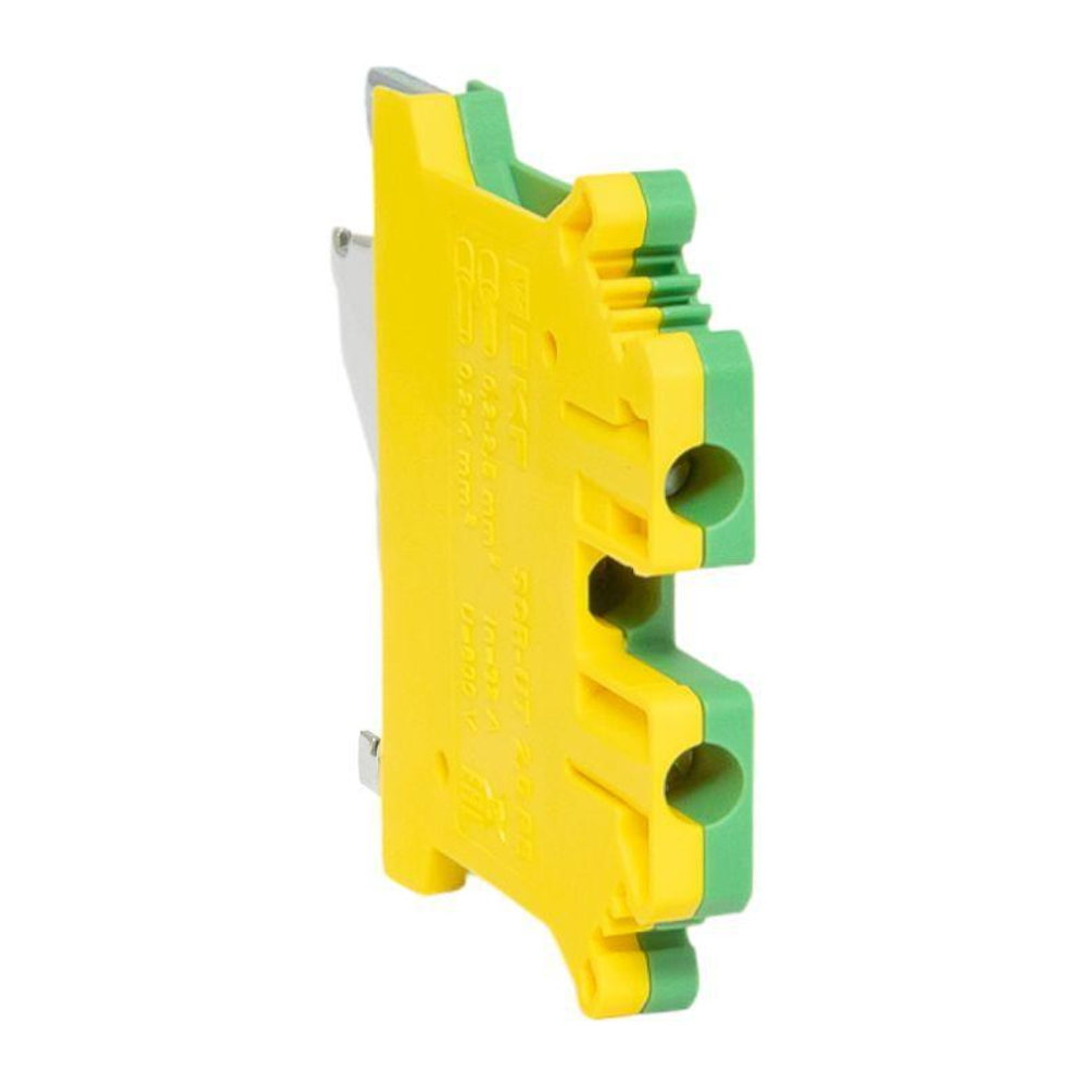 Колодка клеммная винтовая 2.5 UT земля EKF scr-ut-2,5-pe