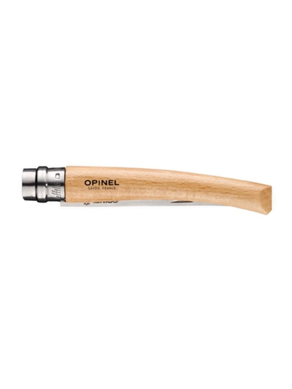 Нож складной филейный Opinel №10, нержавеющая сталь, рукоять бубинга