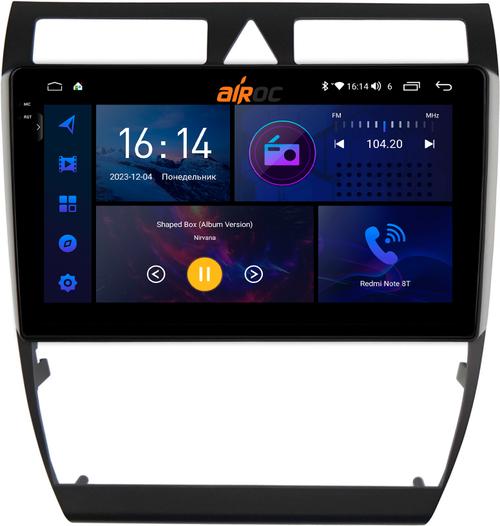 Магнитола для Audi A6 2001-2004 - AIROC 2K RI-3602 Android 12, Быстрая, QLed+2K, CarPlay, SIM-слот
