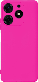 Мягкий Soft Touch чехол из силикона для TECNO SPARK 10 PRO с бархатной подкладкой