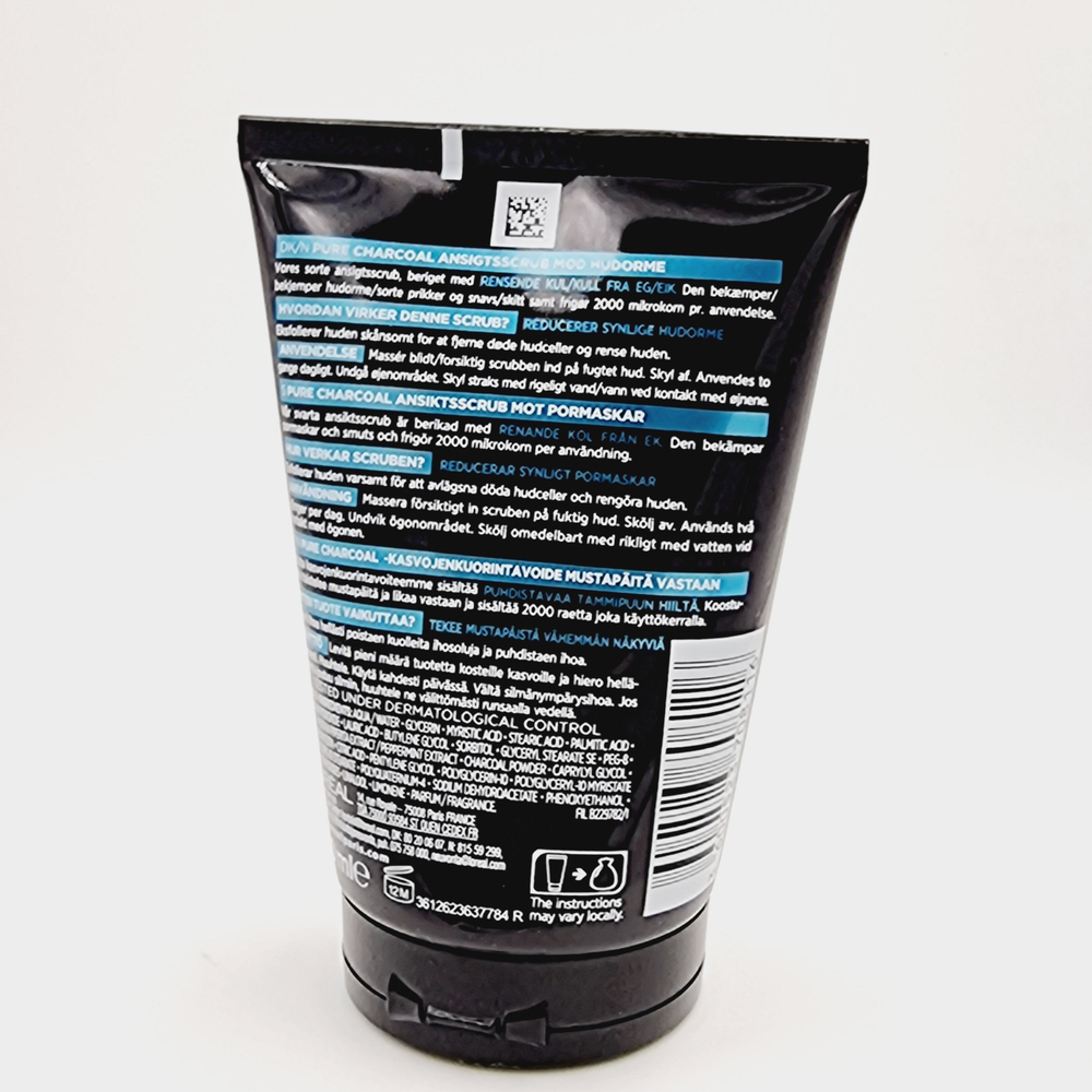 L'Oral Men Expert Скраб для лица мужской Pure Carbon против черных точек, 100 мл (Франция)