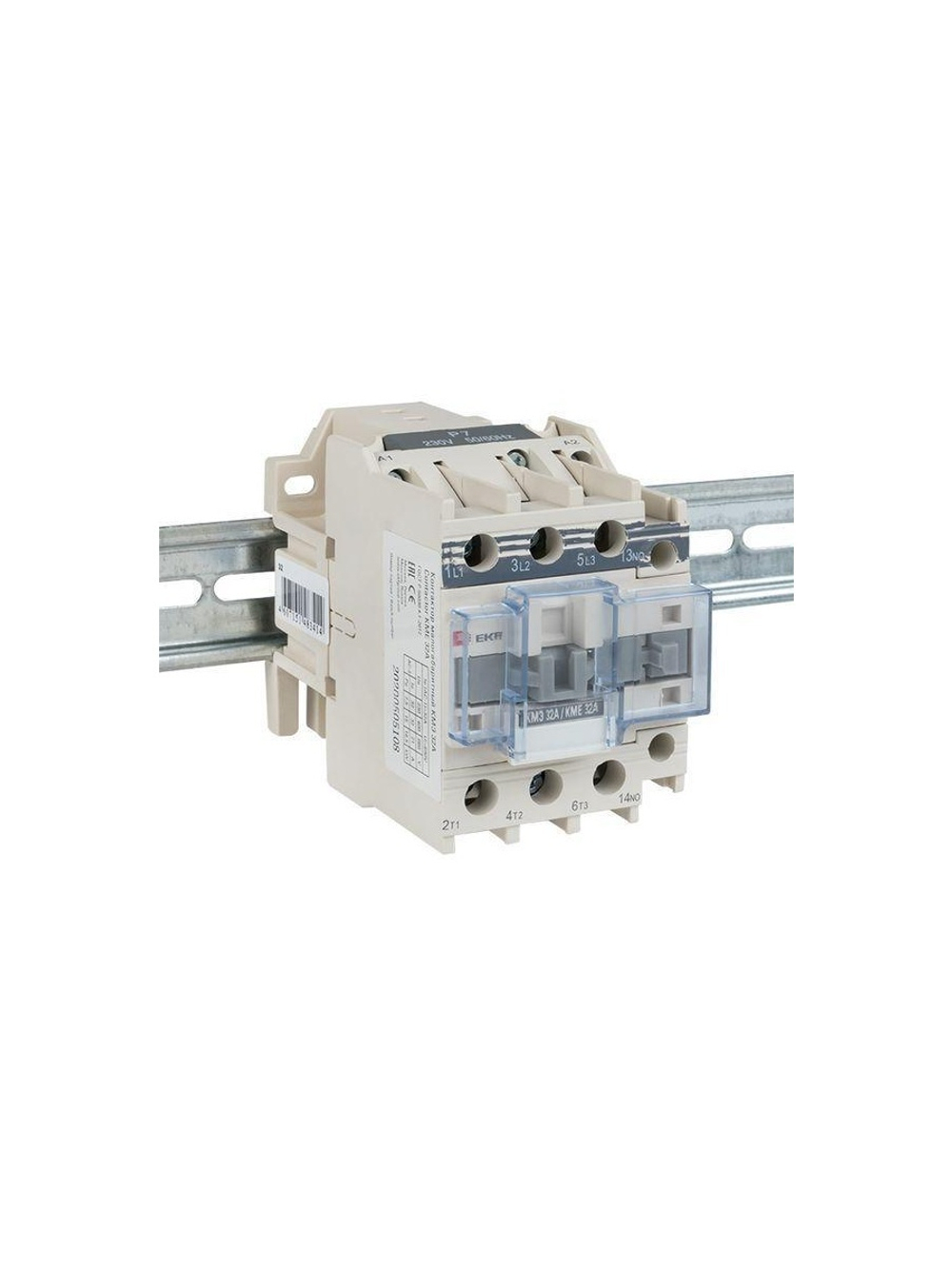 Контактор КМЭ 32А кат. 220В AC 1НО EKF ctr-s-32-220