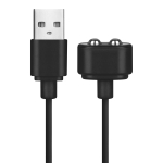 Черный магнитный кабель для зарядки Satisfyer USB Charging Cable (Цвет: черный)
