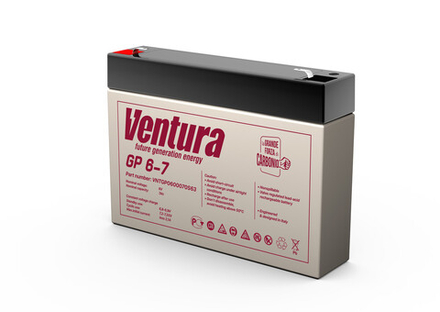 Аккумулятор VENTURA GP 6-7 ( 7Ач / 6В ) AGM