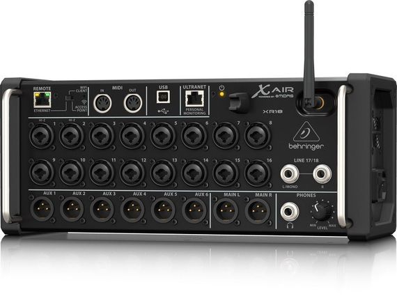 Behringer XR18 цифровой рэковый микшерный пульт