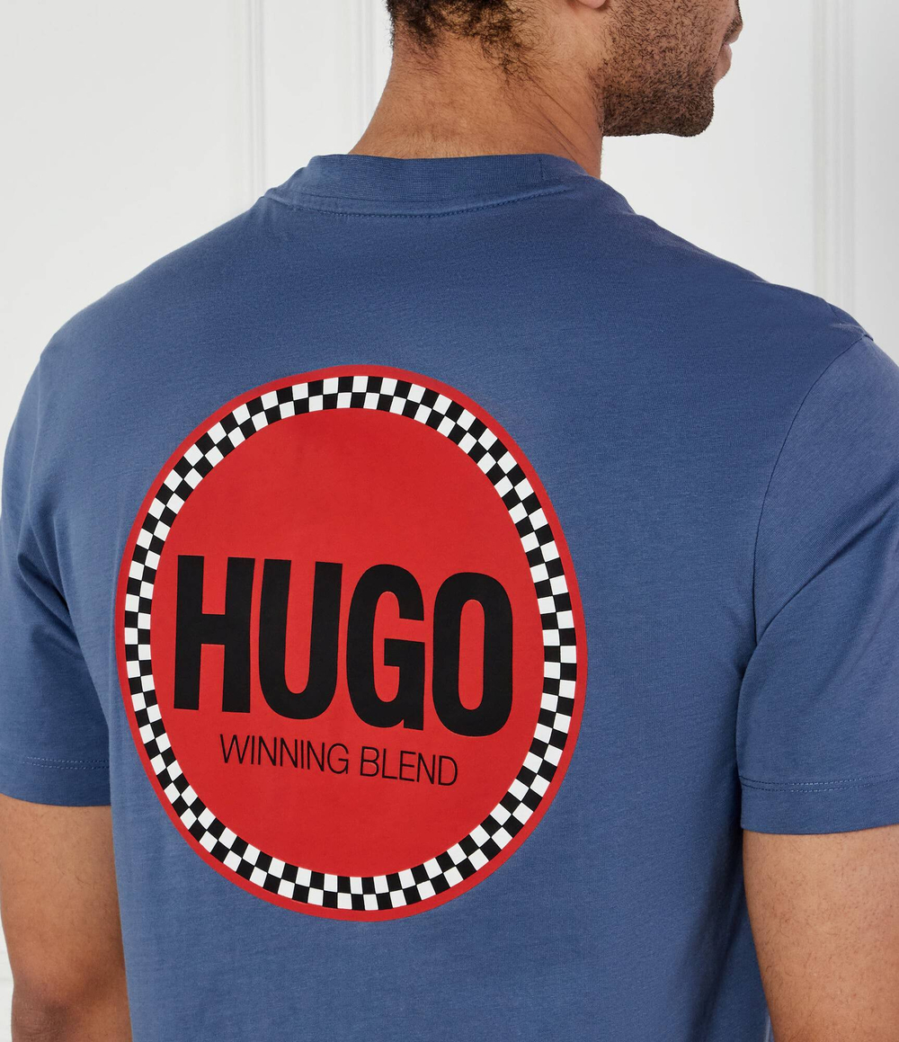 Футболка Derdcho HUGO - голубой(50530647)