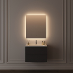 Зеркало для ванной комнаты SANCOS Поле 2.0 (Square 2.0) 800х700 led подсветка 2700K/4000K/5000K SQ2.800