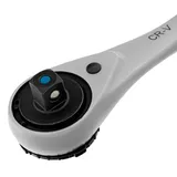 Ключ-трещотка 3/8", CrV, 120 зубьев, с быстрым сбросом, цельнометаллический, хром Gross — фото 6