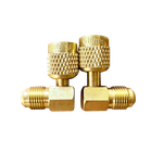 Переходник угловой 90°; 5/16"Mх1/4"F, с R410А на R22, упак. 2 шт. LT-AD78