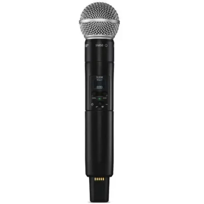 Shure SLXD2/SM58 — цифровой ручной передатчик с капсюлем SM58, диапазон H56 (518-562 МГц)