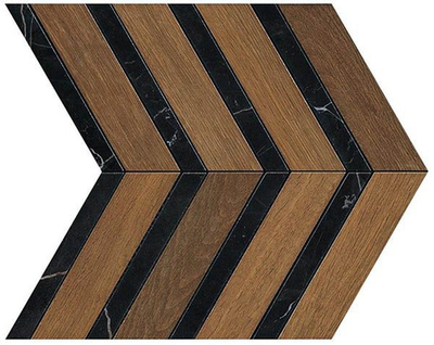 Мозаика Heartwood Brandy Marble Chevron