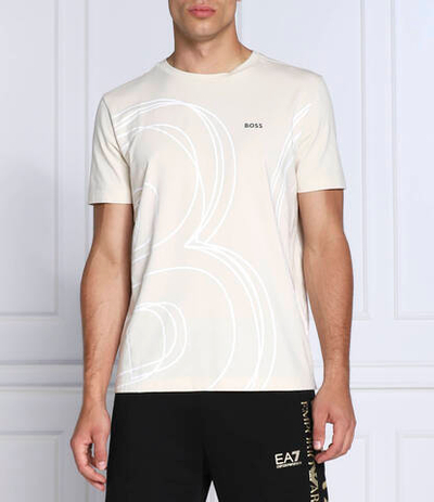 футболка tee 4 BOSS GREEN - бежевый(50472553)