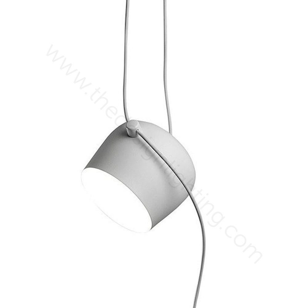 Pendant design lamp  AIM by Flos (1 lampshade ,  White,  Size S)