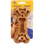 Игрушка - грызак «Счастливый БРО», косточка, 15*6,5*2,5см / 145гр