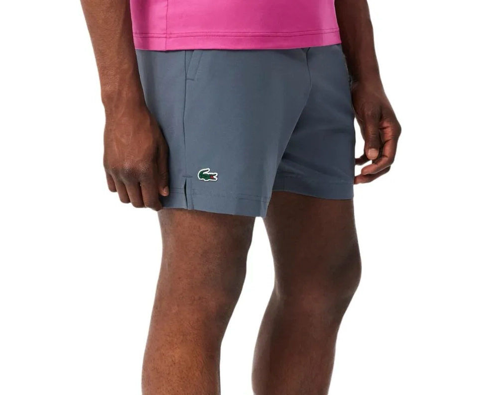 Мужские теннисные шорты Lacoste Ultra Dry Reflective Tennis - grey