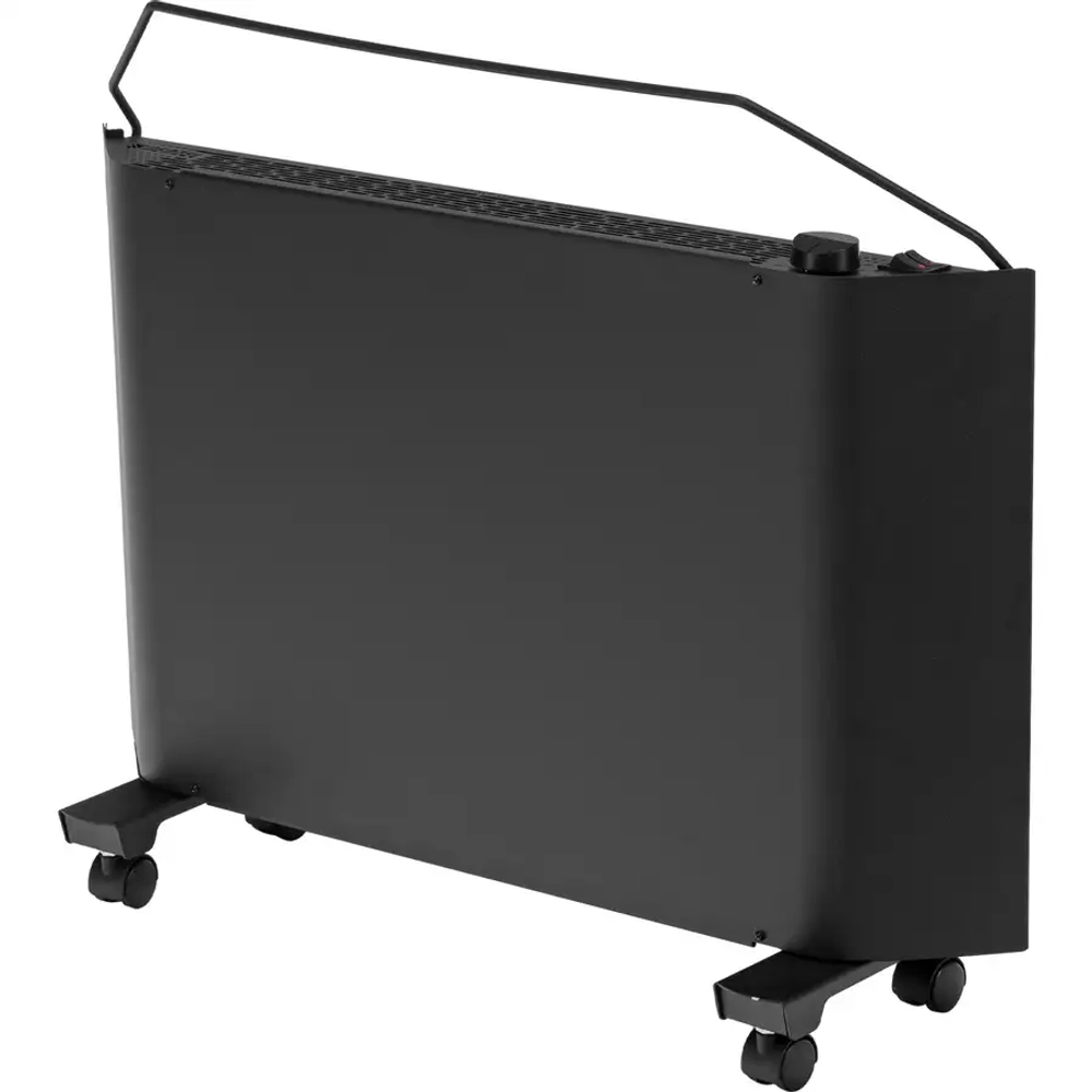 Конвектор электрический XCE-1500B, 230 В, 1500 Вт, черный, сушилка, колеса, Х-элемент// DENZEL 98128