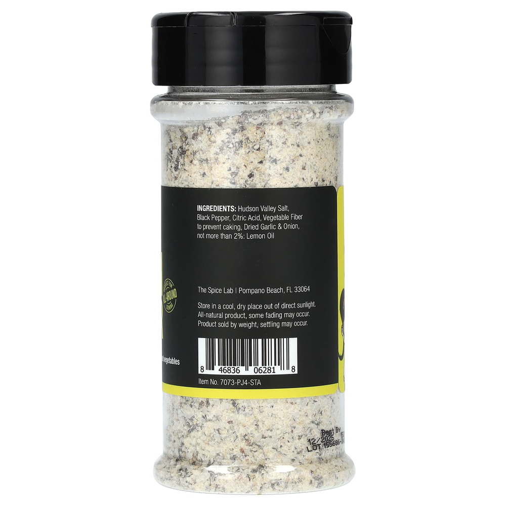 The Spice Lab, приправа с лимонным перцем, 190 г (6,7 унции)