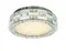 Люстра потолочная светодиодная NewRgy 6065R/72W CHROME+CLEAR, 72 Вт, хромированная и прозрачная
