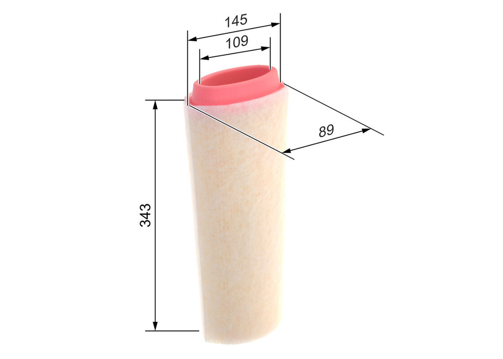 BOSCH - 1457433588-BOC - Air Filter