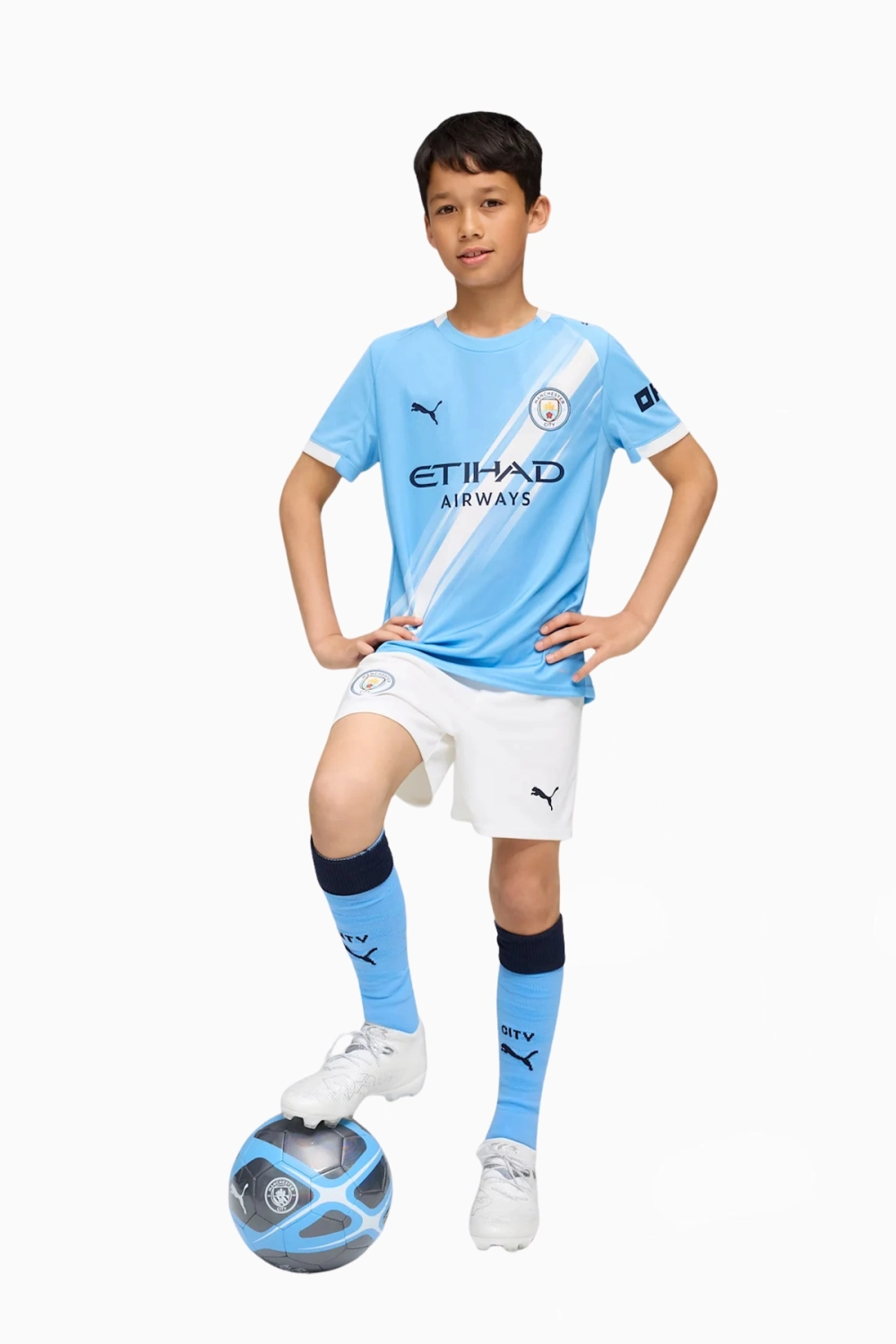 Шорты Puma Manchester City 24/25 Junior - белый
