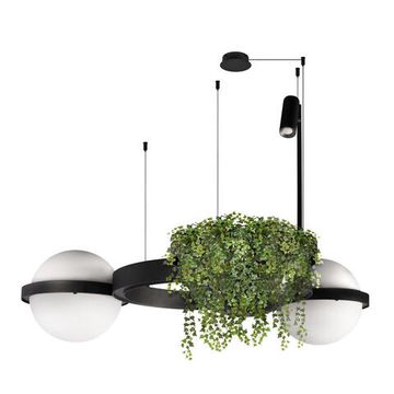 Подвесной светильник LED 51W 3000К 10121/2 чёрный Jardin LOFT IT