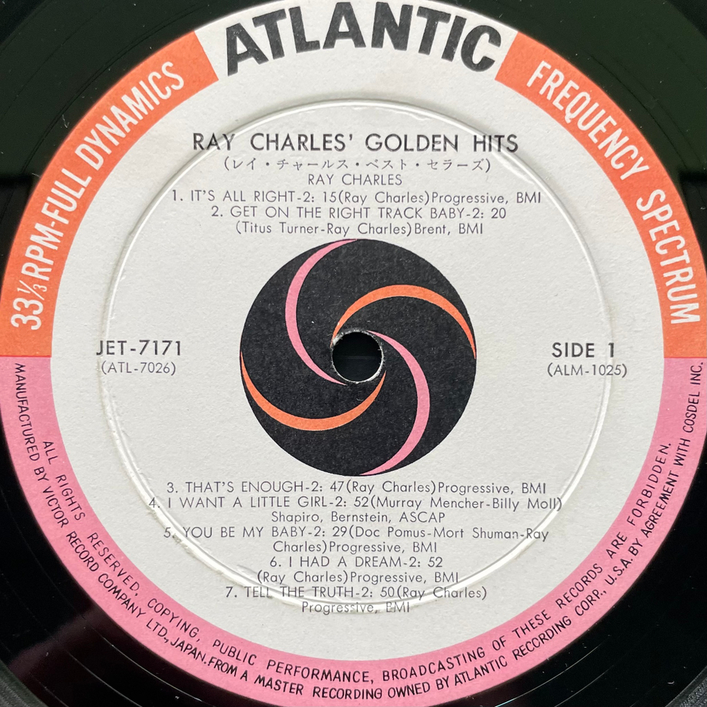 Ray Charles - Golden hits (Япония)