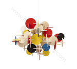 Pendant design lamp  Bau by Normann Copenhagen (Multicolored)