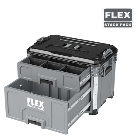 Кейс с двумя выдвижными ящиками ударопрочный STACK PACK TKL SP 2DB FLEX 533240