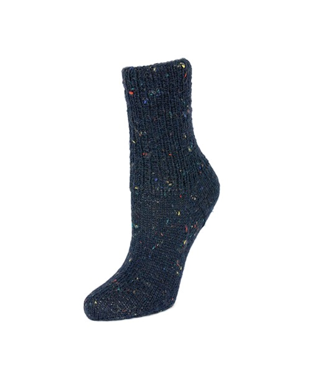 Пряжа Rellana Flotte Socke 4f. Tweed-Classic (1501/Темно-синий)