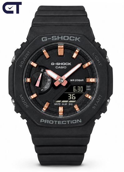 CASIO GMA-S2100-1ADR G-SHOCK женские наручные часы — компактная женская G-SHOCK с восьмиугольным безелем
