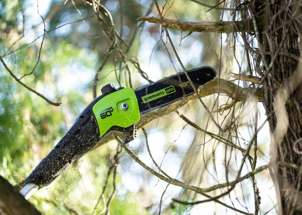 Высоторез-сучкорез аккумуляторный GREENWORKS GD60PST25 60В,25см,без АКБ и ЗУ (1402107)