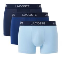 Боксерки теннисные Lacoste Microfiber Trunks 3P - navy blue/blue