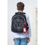 Ранец GRIZZLY анатомическая спинка, c бейджем, для мальчиков, "BEAR", 36х28х20 см, RAz-287-9/1