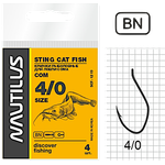 Крючок Nautilus CH-1219BN №6/0 Sting Cat Fish Сом 3шт