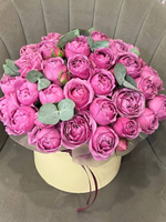 коробка из кустовой розы I LOVE YOU