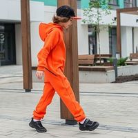 Комбинезон с клапаном и капюшоном "Яркий коралл" подростковый утепленный