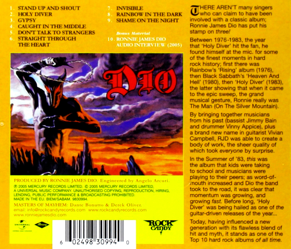 Dio / Holy Diver (CD)