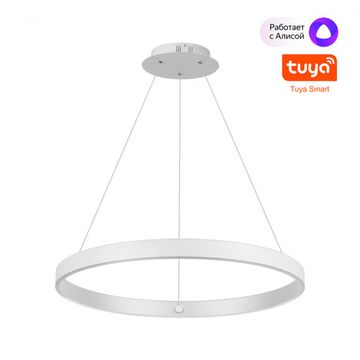 Светильник подвесной диммированный со сменой цветовой температуры 50W+12W 3000К-6000K 359449 белый SOTTO Novotech