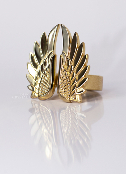 Кольцо — Крылья & Gold